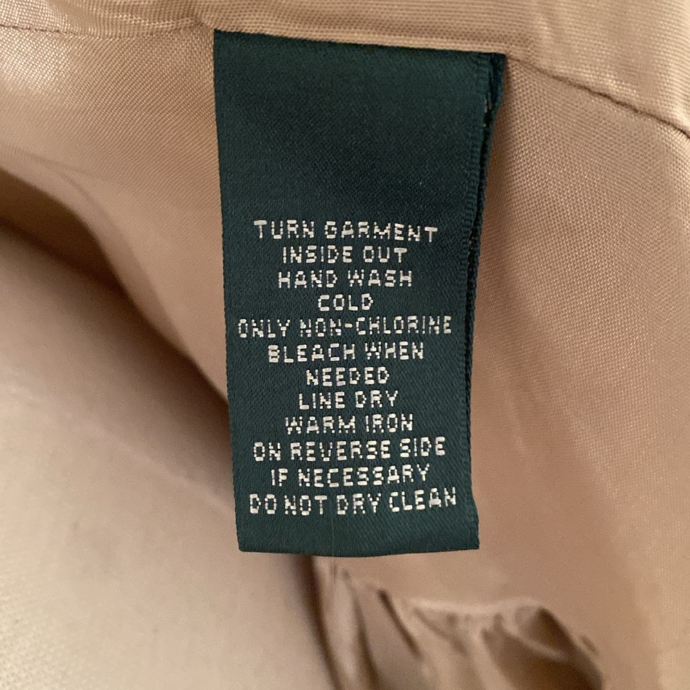 Lauren Ralph Lauren 100% Linen Halter Wrap Dress Size M - Picture 9 of 12